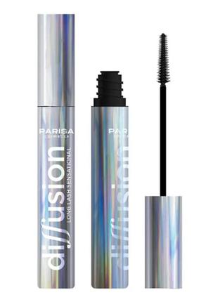 Туш для вій parisa diffusion long lash sensational м-401