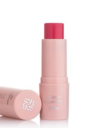 Bg632 рум'яна bogenia angelic creamy blush stick, 005 rose