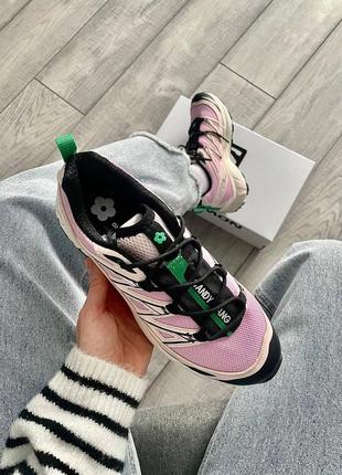 Кроссовки salomon xt-6 sandy liang x expanse cradle pink3 фото