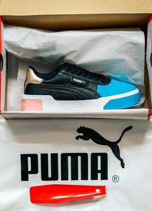 Кроссовки puma cali remix black blue кросівки кеди кеды