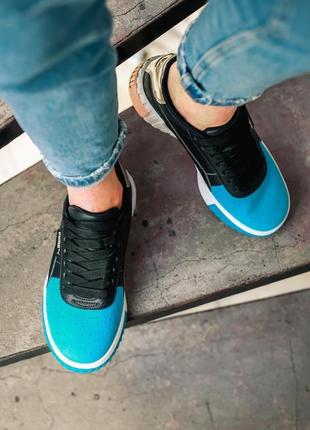 Кроссовки puma cali remix black blue кросівки кеди кеды6 фото