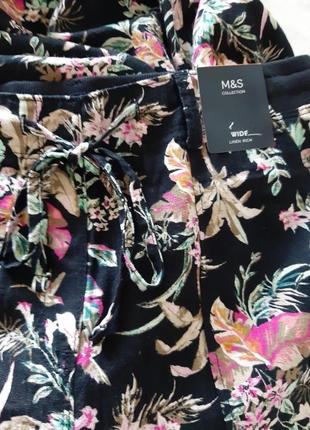 Льняные брюки marks&spencer 16/44, 10/385 фото