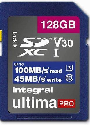 Sdxc ultimapro 128gb 100 mb/sec