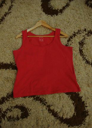 Сорочка майка, футболка малинового кольору esmara1 фото