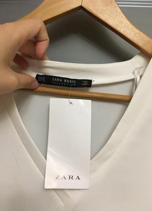 Блуза. рубашка zara. школьная блуза3 фото