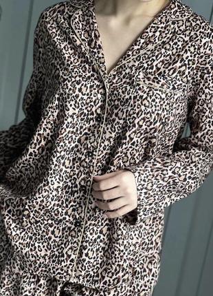 Пижама victoria's secret flannel long pj set виктория сикрет для высоких!!!2 фото