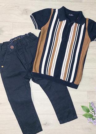 Футболка поло next на 1.5-2роки.