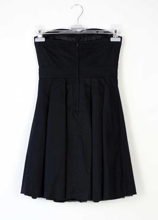 Чорне коктейльне плаття з відкритими плечима h&m однотонне1 фото