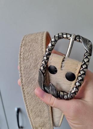 Кожаный ремень, кожаный пасок, пояс на талию, ремень италия, ремень из кожи пони