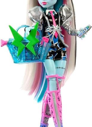 Кукла монстер хай френки штейн рок-звезда monster high frankie stein rockstar hnf844 фото