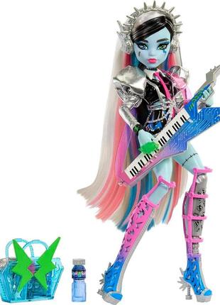 Кукла монстер хай френки штейн рок-звезда monster high frankie stein rockstar hnf842 фото