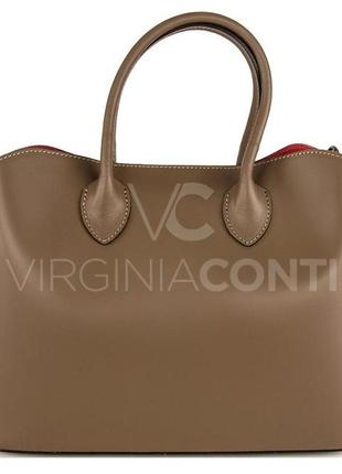 Женская сумка таупе virginia conti 01387