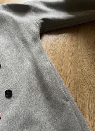 Вовняне сіре пальто samange5 фото