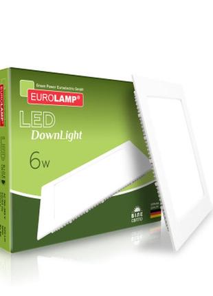 Светильник eurolamp downlight 6w 4000k (led-dls-6/4)