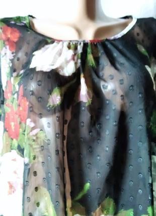 Блуза легка батал оверсайз m&s