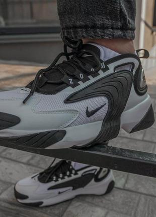 Nike zoom 2k black/white 🆕 женские кроссовки найк 🆕 белый/черный3 фото