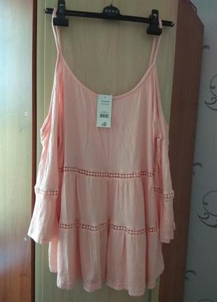 Нова жіноча блузка george блузка з відкритими плечима