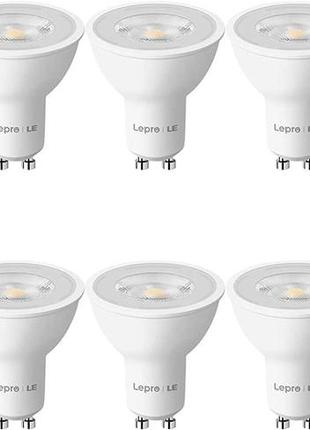 Energizer led gu10 345lm 4,2 вт 4000 к (холодний білий), упаковка з 8 шт.