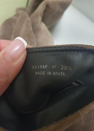 Стильні ботфорди з натуральної замші