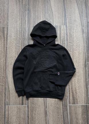 Champion big logo hi-tech hoodies