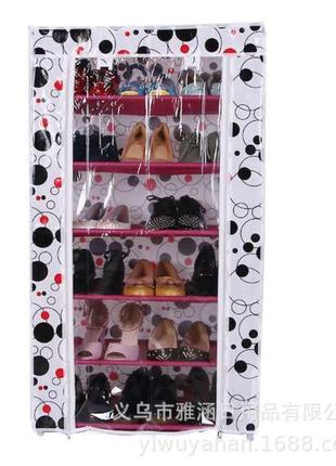 Складной шкаф-органайзер для обуви на 5 полок wj 888-5 0201 топ !4 фото