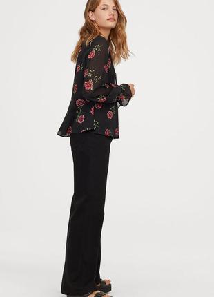 Шифонова нарядна блузка в романтичному стилі xxl2 фото