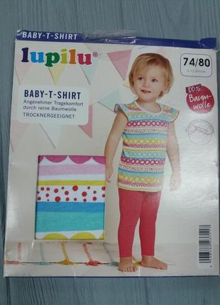 Футболка для девочки, 74-80