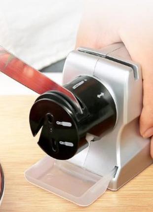 Електрична стругачка для ножів і ножиць electric knife sharpener верстат дротовий для заточування лез 0201 топ