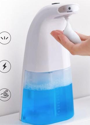 Сенсорний дозатор для рідкого мила soapper auto foaming hand wash автоматичний диспенсер для мила 0201 топ!1 фото