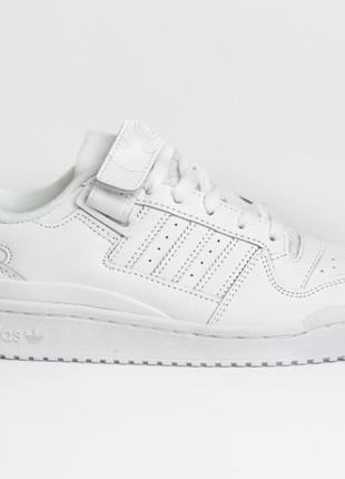 Женские кроссовки forum total white adidas