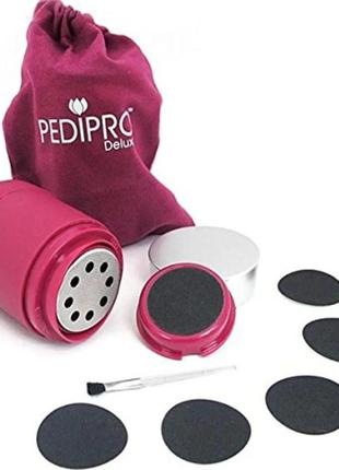 Апарат для педикюру pedi pro deluxe електропемза для п'ят 0201 топ!3 фото