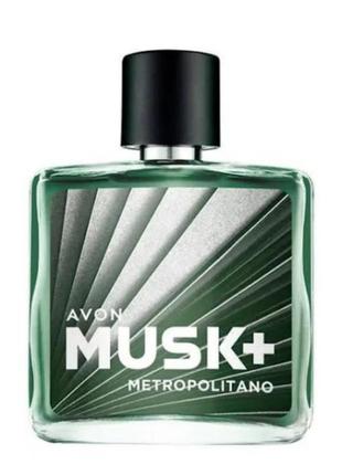 Новинка!!avon musk metropolitano,75ml,туалетная вода для него