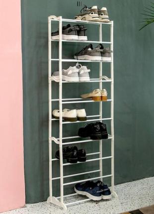 Полиця для обуви amazing shoe rack складана полиця стелаж для взуття 0201 топ!