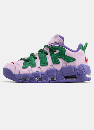 Женские кожаные кроссовки nike air more uptempo x ambush