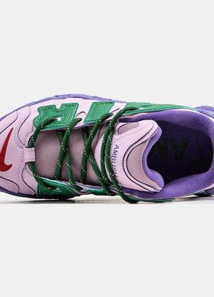 Женские кожаные кроссовки nike air more uptempo x ambush5 фото