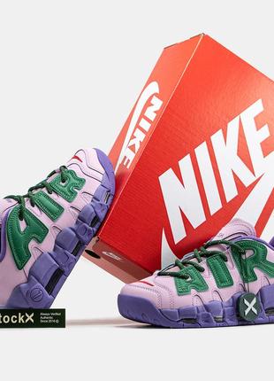 Женские кожаные кроссовки nike air more uptempo x ambush2 фото