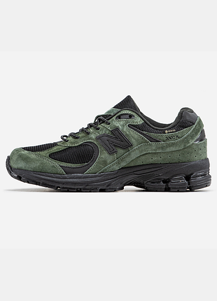 Чоловічі замшеві кросівки new balance 2002r green