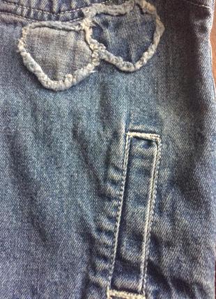 Куртка джинсовая h&m для девочки 2-года7 фото