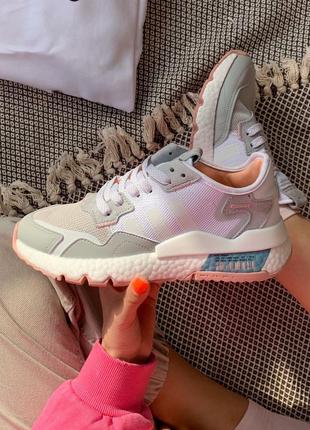 Adidas nite jogger 🆕 женские кроссовки адидас 🆕 розовый