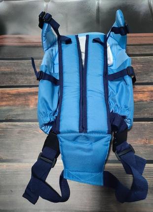 Рюкзак переноска  для детей womar (zaffiro) globetroter №7 excluzive original темно-голубой5 фото