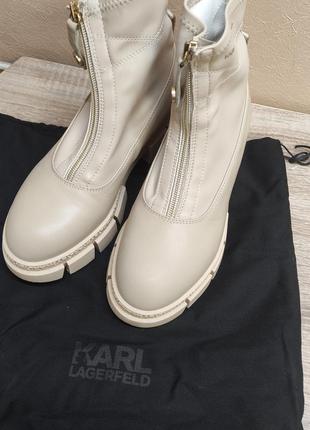 Кожаные ботинки karl lagerfeld aria5 фото