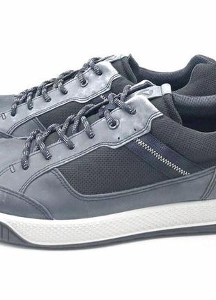 Оригинальные кроссовки кожаные ecco 5