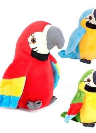 Папуга повторюваний parrot talking - v-33, синій