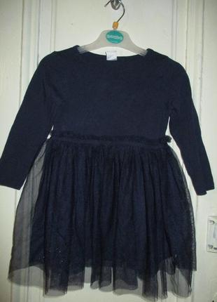 Платье 1.5-2 года.рост 86-92см