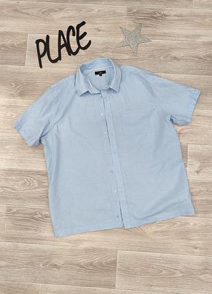 Сорочка чоловіча блакитна стильна jeff banks