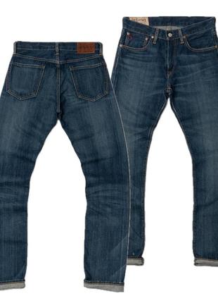 Polo ralph lauren dark blue denim jeans мужские джинсы1 фото