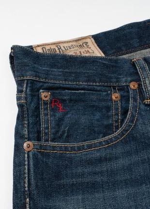 Polo ralph lauren dark blue denim jeans чоловічі джинси4 фото