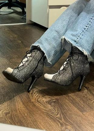 Туфли блестящие high heels для танцев, хилсы, хилсы, каблуки хай хилс для танков1 фото