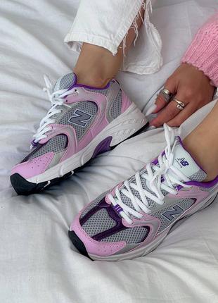 New balance purple pink женские кроссовки 1950 баланс сетка4 фото