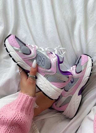 New balance purple pink женские кроссовки 1950 баланс сетка6 фото